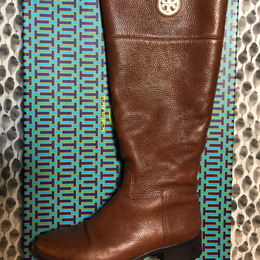 Tory Burch Junction Riding Boots-Extended Calf Width